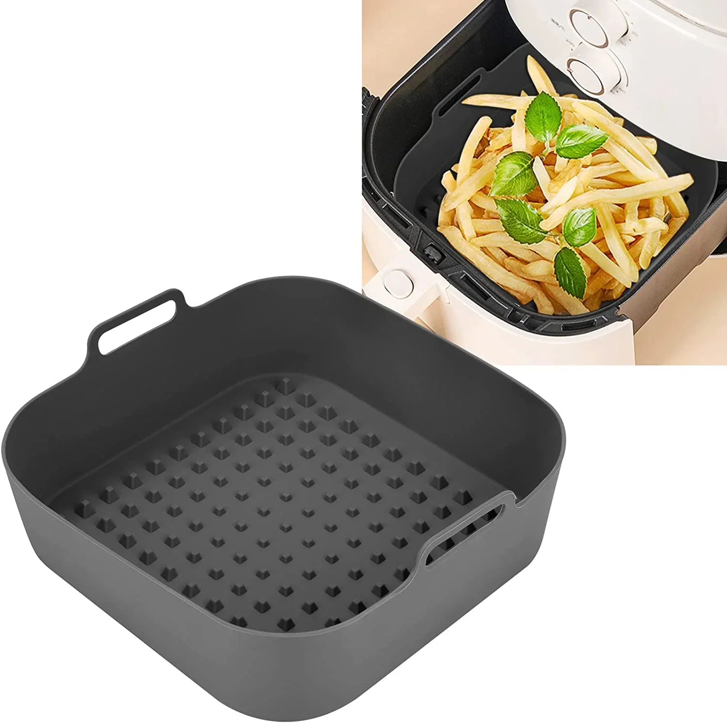 Air Fryer Silicone Pot Liner - Pentola in silicone per friggitrice ad
