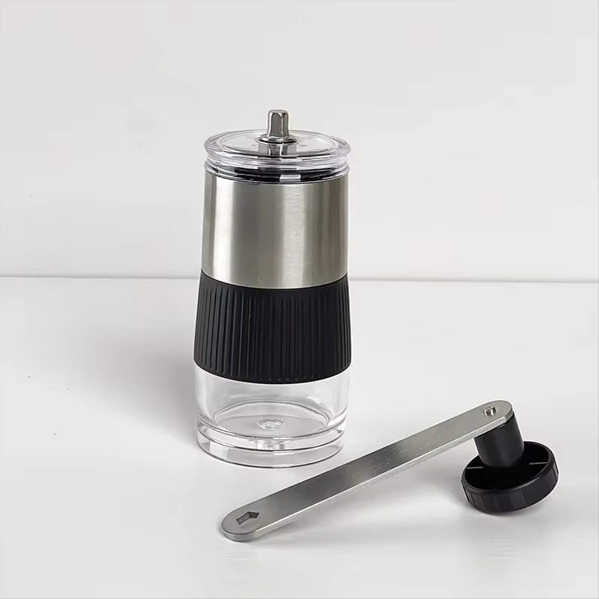 Coffee Bean Grinder Electric - 【3093 Popolare】Macinacaffè manuale - Acciaio inossidabile