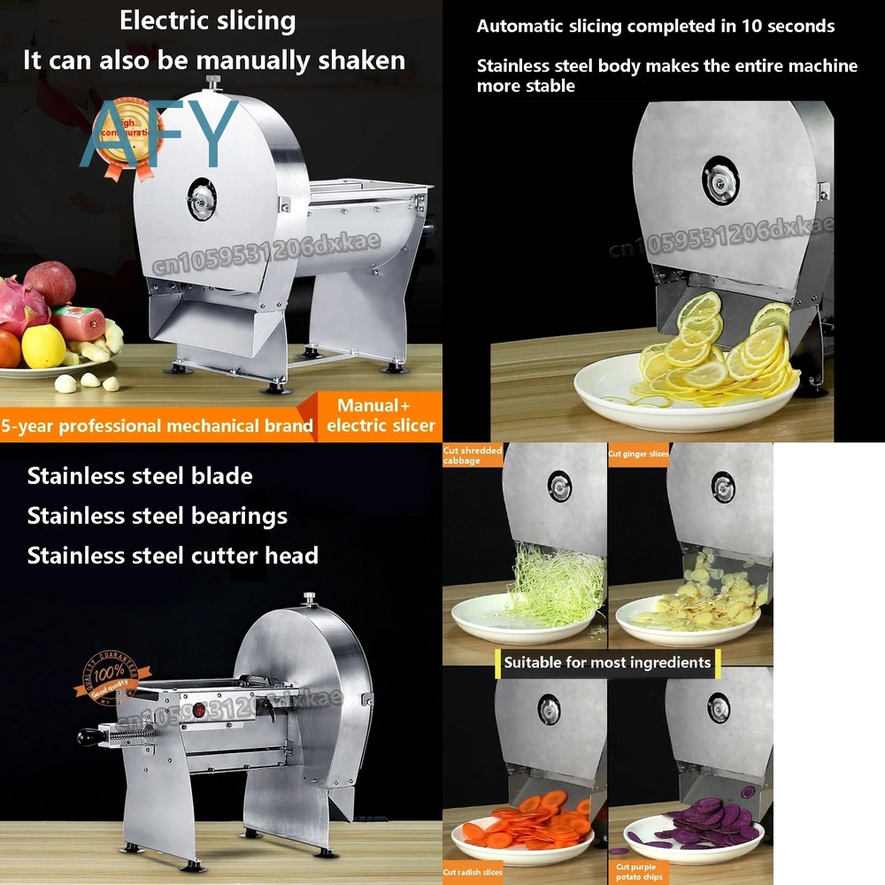Automatic Meat Slicer Home - Affettatrice Elettrica per Uso Domestico in
