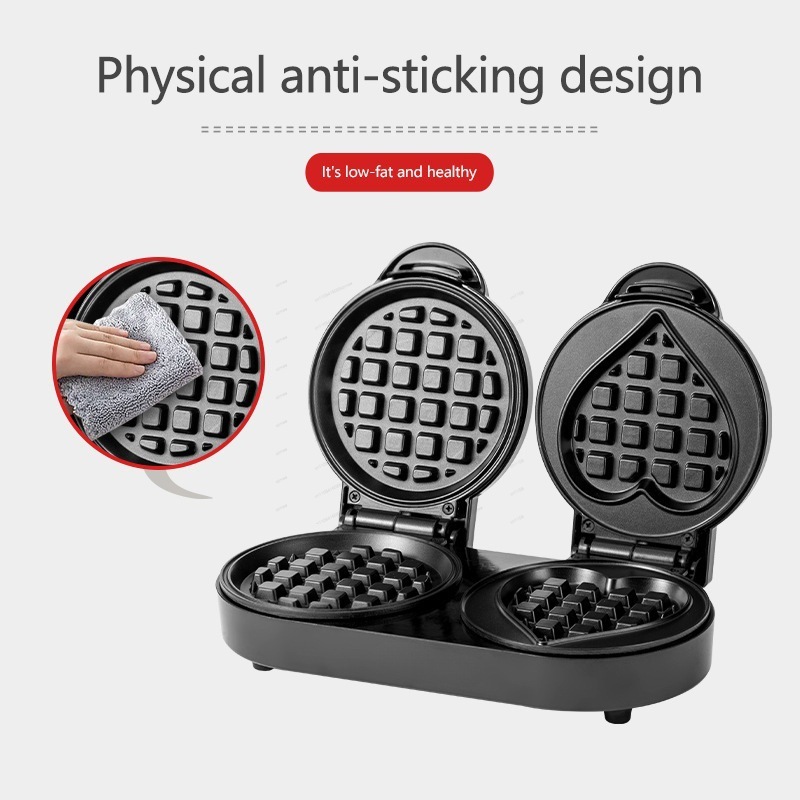 Piastra per Waffle Doppia 110V - Mini Waffle Maker Machine recensione e prezzo